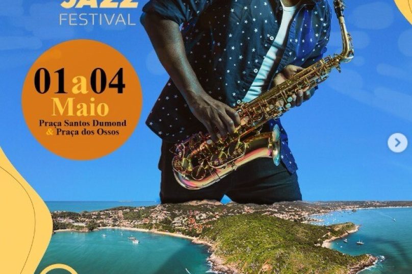 Búzios Jazz Festival acontece entre 1º e 4 de maio com shows gratuitos na Praça Santos Dumont e Praça dos Ossos / foto divulgação