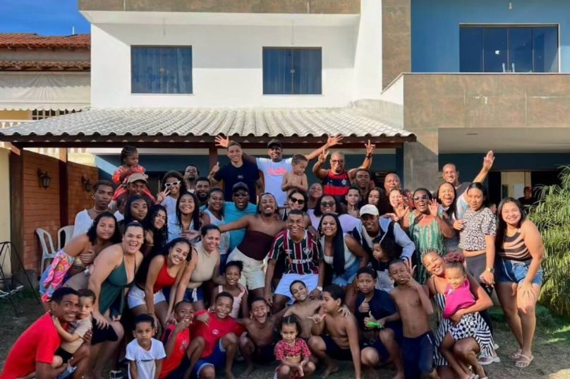 Lucas Cavalcanti dos Santos foi recebido por amigos e familiares. 

Foto: reprodução / rede social