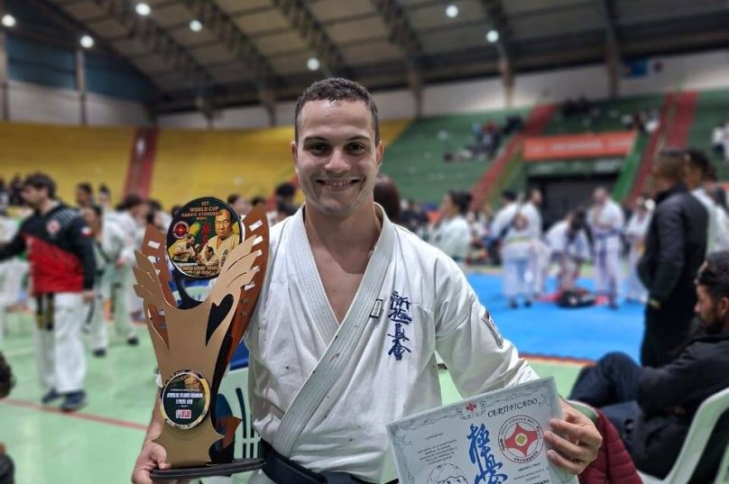 Judoca macaense Israel Viana é vice-campeão mundial militar, mantém centro de treinamento e planeja ciclo olímpico / divulgação