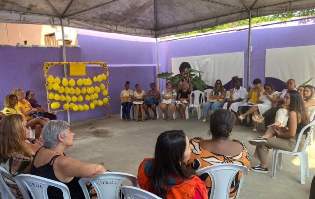 Roda de conversa Casa da Mulher Buziana/ Reprodução