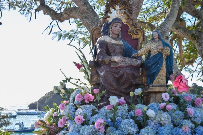 Padroeira de Búzios, Nossa Senhora de Sant'Anna. 
Imagem: Matheus Coutinho