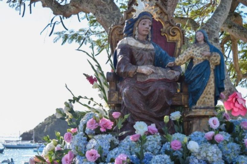 Sant’Anna é a padroeira de Búzios e celebrou 281 anos. Imagem: Matheus Coutinho