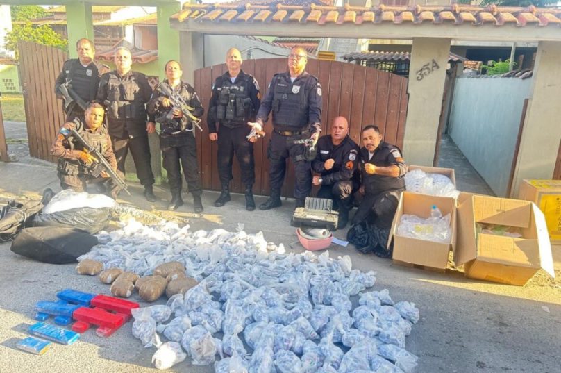 Polícia apreende R$ 1 milhão em drogas e armas em operação em Búzios e Cabo Frio / foto divulgação