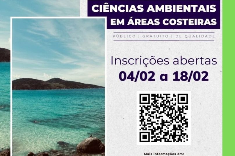 Servidores de Arraial do Cabo podem se inscrever na pós-graduação em Ciências Ambientais do IFRJ até esta terça-feira (18) / foto divulgação