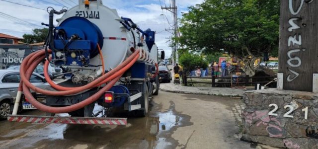 De acordo com a Prolagos, concessionária responsável pelo abastecimento e esgotamento sanitário da cidade, o reparo emergencial foi concluído na última terça-feira (13). (Foto:: Divulgação)