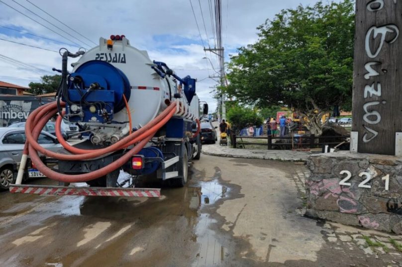 De acordo com a Prolagos, concessionária responsável pelo abastecimento e esgotamento sanitário da cidade, o reparo emergencial foi concluído na última terça-feira (13). (Foto:: Divulgação)