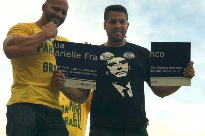 Foto postada nas redes sociais de um dos candidatos