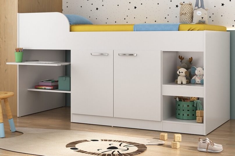 Mobiliário infantil facilita a organização do quarto