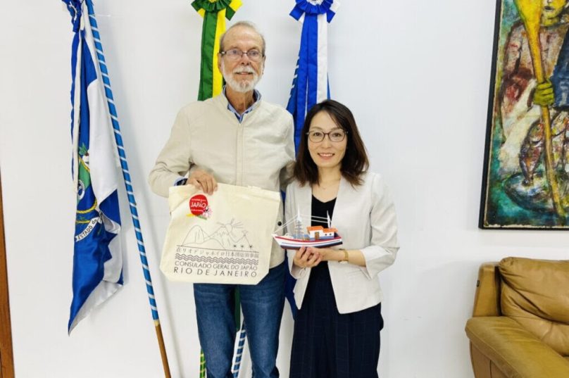 bonifácio e consul japonesa