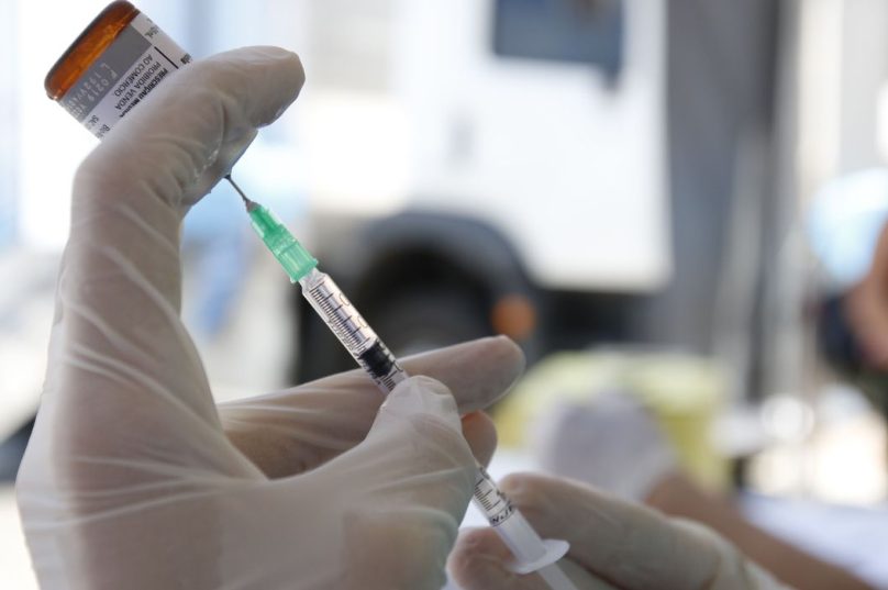 Segundo a Secretaria Municipal de Saúde, a cidade recebeu 8.000 doses e foram aplicadas 6.246. Imagem: Reprodução