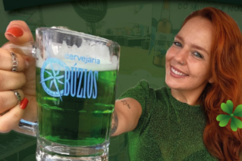 Cervejaria Búzios celebra St. Patrick’s Day com chope verde, música ao vivo e eventos em Búzios e Saquarema / foto divulgação