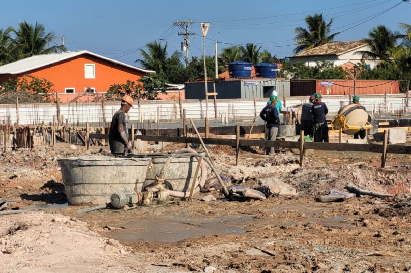 construção nova escola