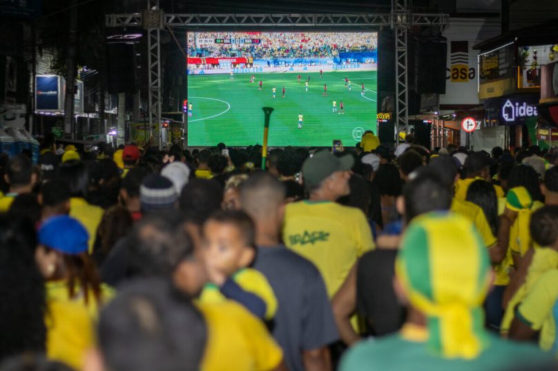 Arenas da Copa reúnem torcedores em Cabo Frio durante estreia do Brasil e seguem nos próximos jogos da Seleção I Crédito das Imagens: Mariana Ricci -Divulgação PMCF