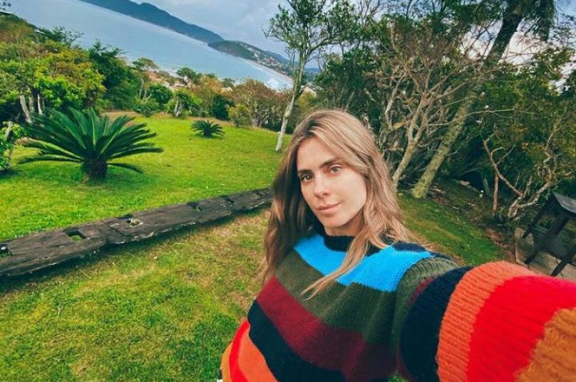 A atriz escolheu Búzios para descansar com a família. Imagem: Rede Social | Reprodução