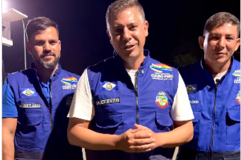 Estrada do Guriri, entre Cabo Frio e Búzios, recebe iluminação para aumentar a segurança de motoristas e pedestres. Confira os detalhes / Reprodução