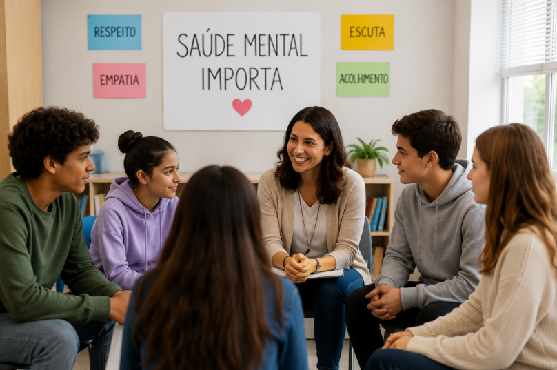 Certificação em saúde mental ainda é rara nas escolas