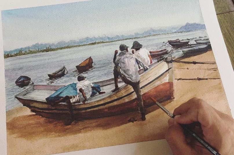 Quadro de Alan Câmara, que estará disponível na exposição | Imagem: Arquivo Pessoal