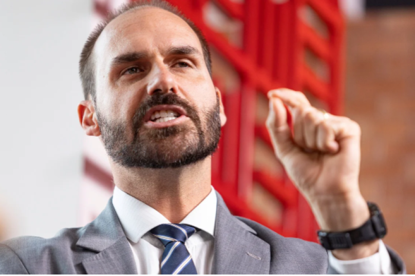 STF condena Eduardo Bolsonaro a 4 anos e 2 meses; decisão gera impacto político nas eleições de 2026 I Crédit da Imagem: Reprodução