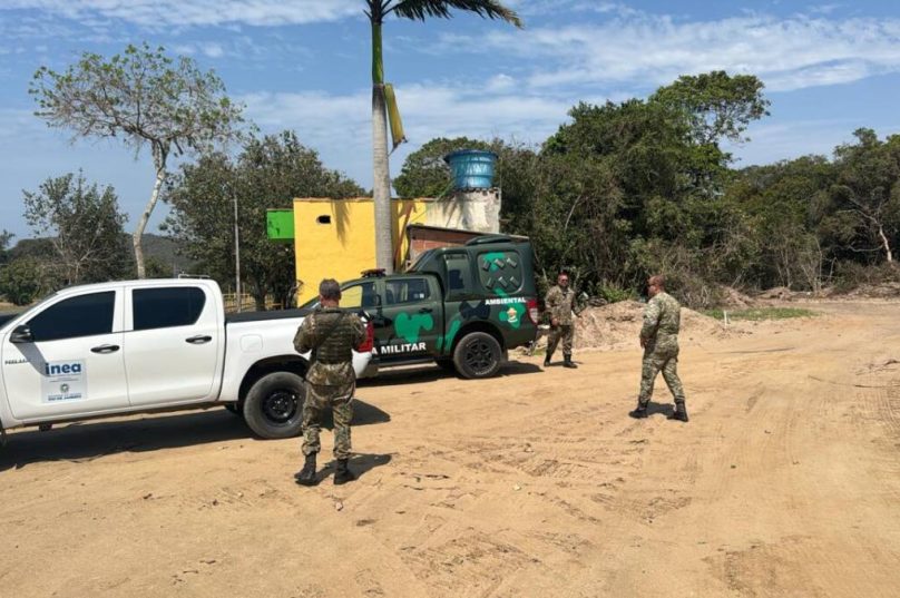 Inea embarga obra irregular em Búzios por desmatamento em zona de amortecimento do Parque Estadual da Costa do Sol / divulgação