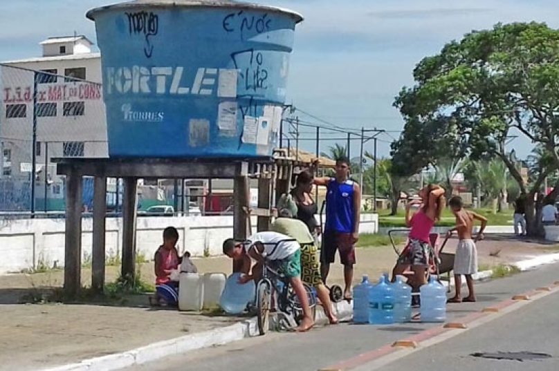 falta de água no lagomar
