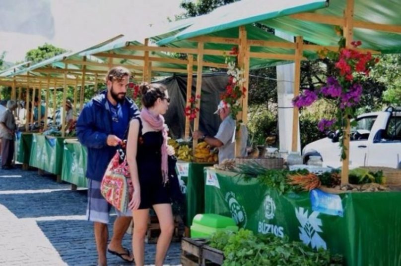 Feira Periurbana pela manhã, antes da pandemia, 2020. Imagem: Reprodução