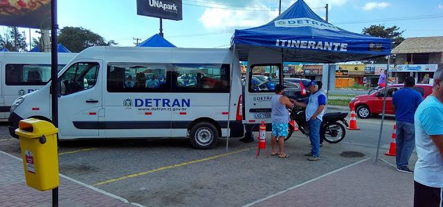 foto de detran itinerante