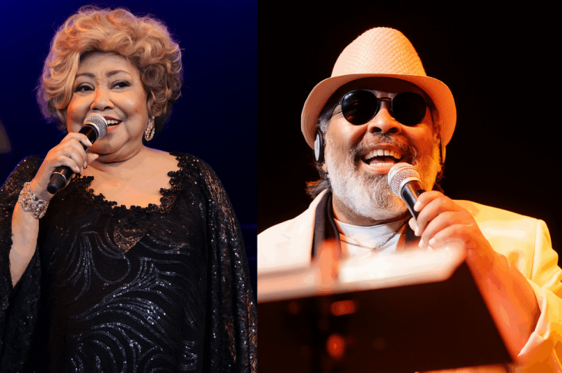 Jorge Aragão e Alcione se apresentam nos dias 26 e 27 de julho no Festival Sesc de Inverno em Búzios. Shows gratuitos na Praça Tia Uia / foto getty images