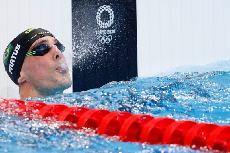 Bruno Fratus ficou em quarto lugar e garantiu vaga na semifinal desta noite desta sexta (30). Foto: Satiro Sodré/SSPress/CBDA