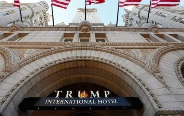 O novo Hotel Trump em Washington. Catraca? Foto: Divulgação