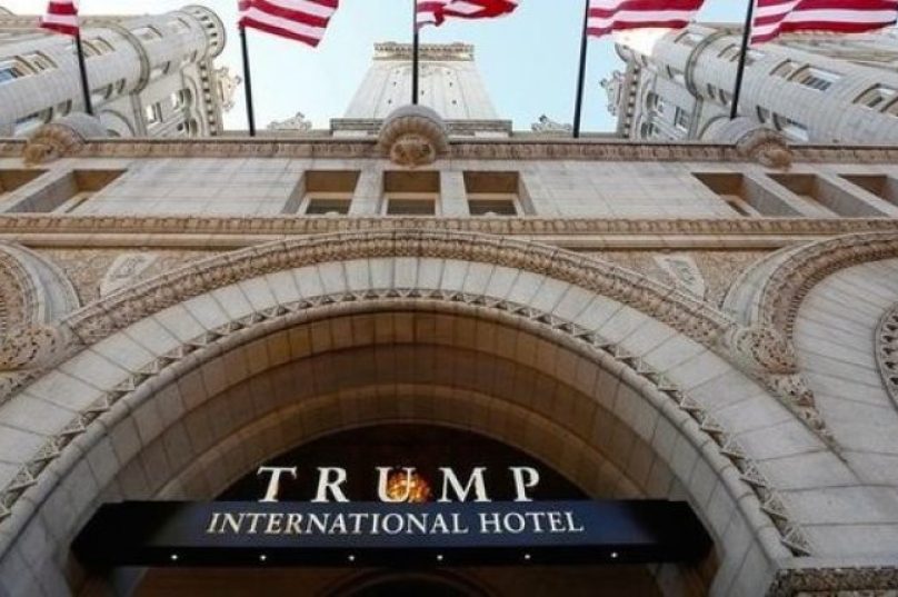 O novo Hotel Trump em Washington. Catraca? Foto: Divulgação