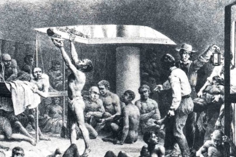 ilustracao-de-1835-mostra-o-porao-de-um-navio-negreiro-estima-se-que-mais-de-660-mil-africanos-escravizados-morreram-no-caminho-entre-a-africa-e-o-brasil-1428690227048_615x300
