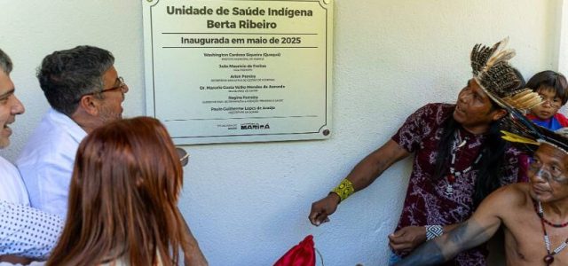 Maricá inaugura Unidade de Saúde Indígena na Aldeia Céu Azul; espaço leva o nome de Berta Ribeiro e integra celebrações de 211 anos da cidade / foto divulgação