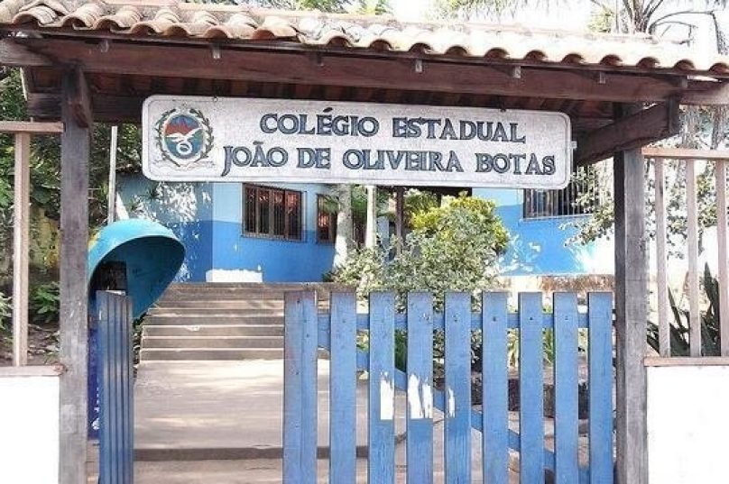 João de Oliveira Botas é o único colégio estadual do município. Foto reprodução I internet