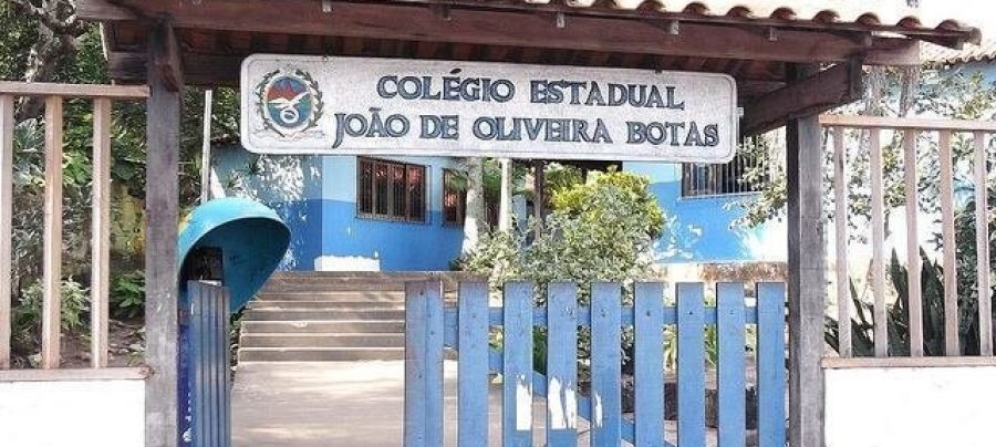 João de Oliveira Botas é o único colégio estadual do município. Foto reprodução I internet