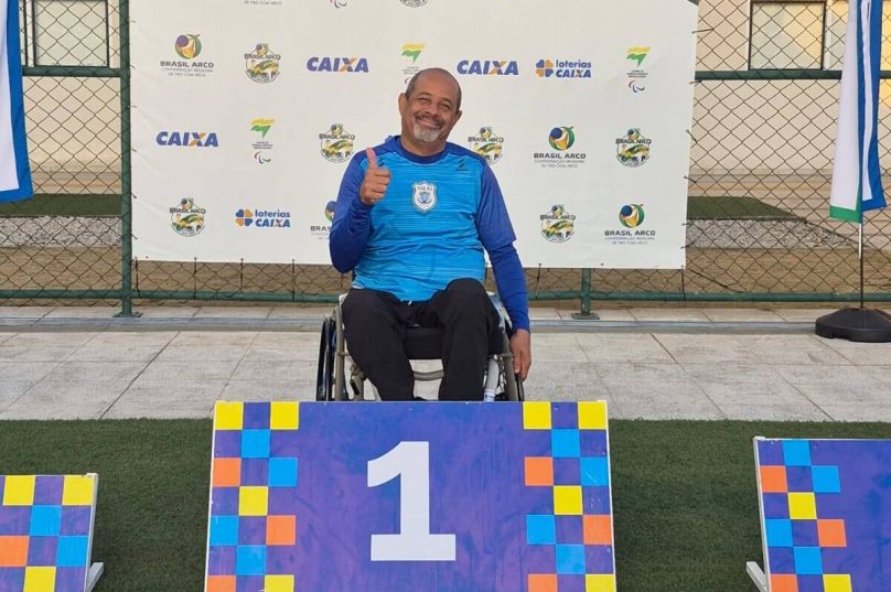 Paratleta de Macaé conquista título brasileiro de tiro com arco e mira vaga na Seleção Paralímpica I Crédito da Imagem: Divulgação PMM