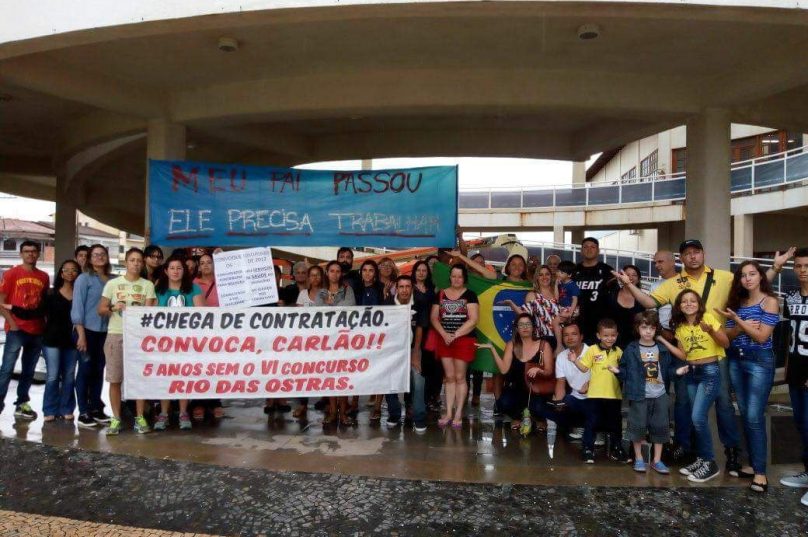 manifestação concurso