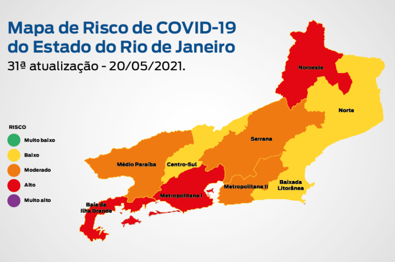 Painel de indicadores do dia 20 de maio foi publicado na sexta-feira (21). Imagem: Governo do Estado | Secretaria de Saúde
