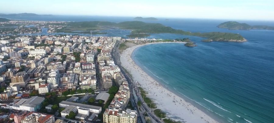 Imagem Cabo Frio vista aérea | Flávio Xavier (Youtube) | Reprodução