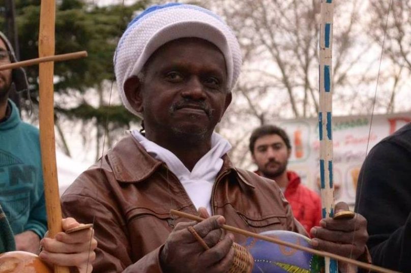 Mestre Moa do Katendê, morto a facadas. Foto de UOL.