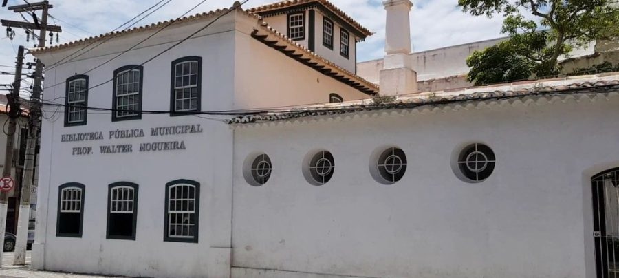 Biblioteca Municipal Walter Nogueira. Foto Prefeitura de Cabo Frio.