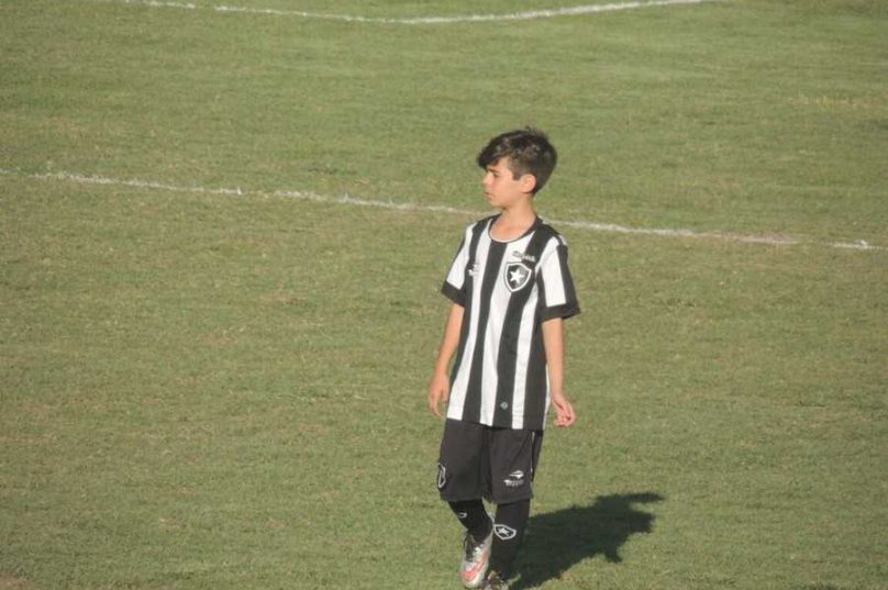O pequeno João Gabriel já é estrela do Fogão