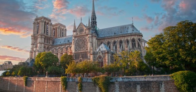 Notre Dame Cathedral in Paris, France