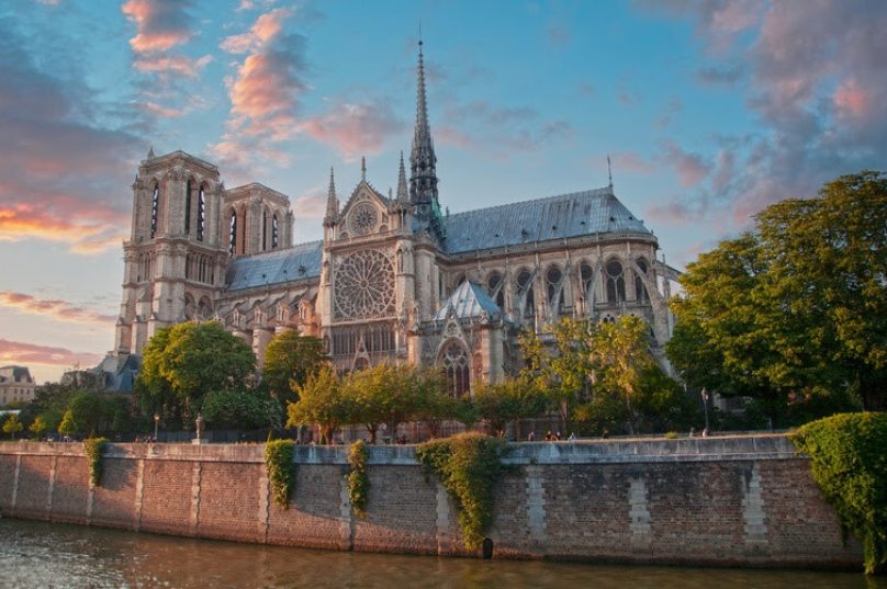 Notre Dame Cathedral in Paris, France