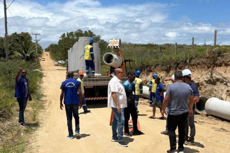 Nova etapa da obra garante drenagem, mobilidade e integração com a rede de abastecimento antes da pavimentação / foto divulgação