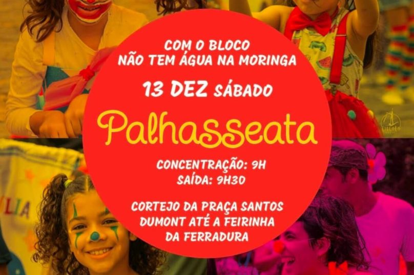 Cortejo da Palhasseata transforma o Centro de Búzios em palco de arte afeto e brincadeira coletiva / dovulgação