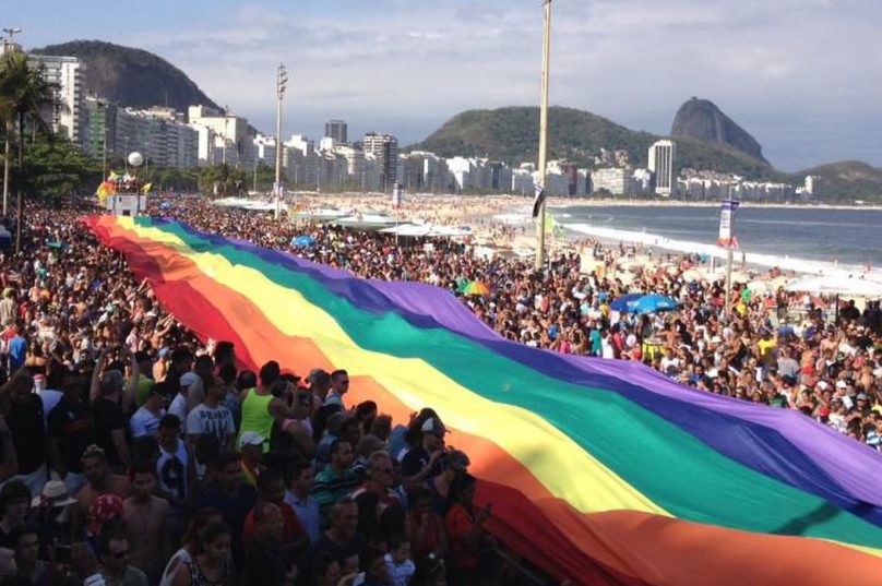 Parada do Orgulho gay, no Rio de Janeiro/RJ (Flávia Vilela/Agência Brasil)