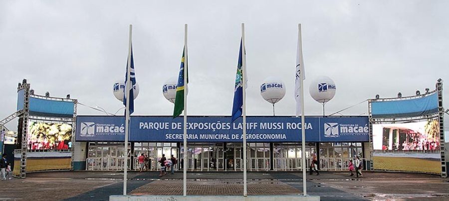 Documentação da estrutura da Feira EXPO Macaé 2014. Macaé/RJ. Data: 26/07/2014. Foto: Guga Malheiros/Prefeitura de Macaé.