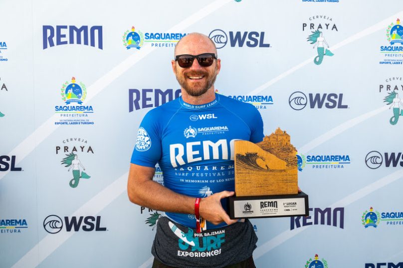 Phil Rajzman vence o Longboard Pro em Saquarema e celebra retorno às competições com superação