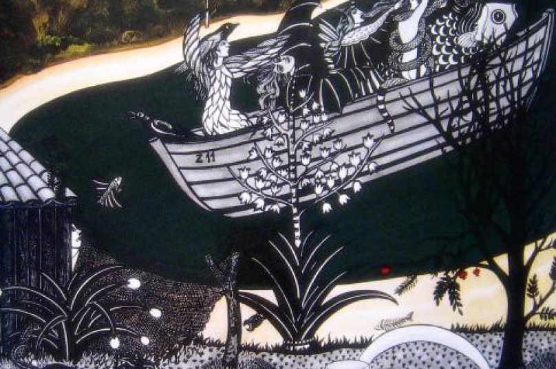 As bruxas e o Pescador
Pintura de Vera Sabino