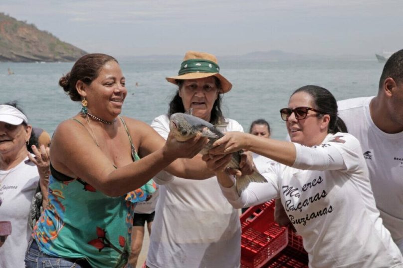 Programa internacional destacou cultura caiçara e hospitalidade buziana em gravações para o Channel Nine, da Austrália / divulgação